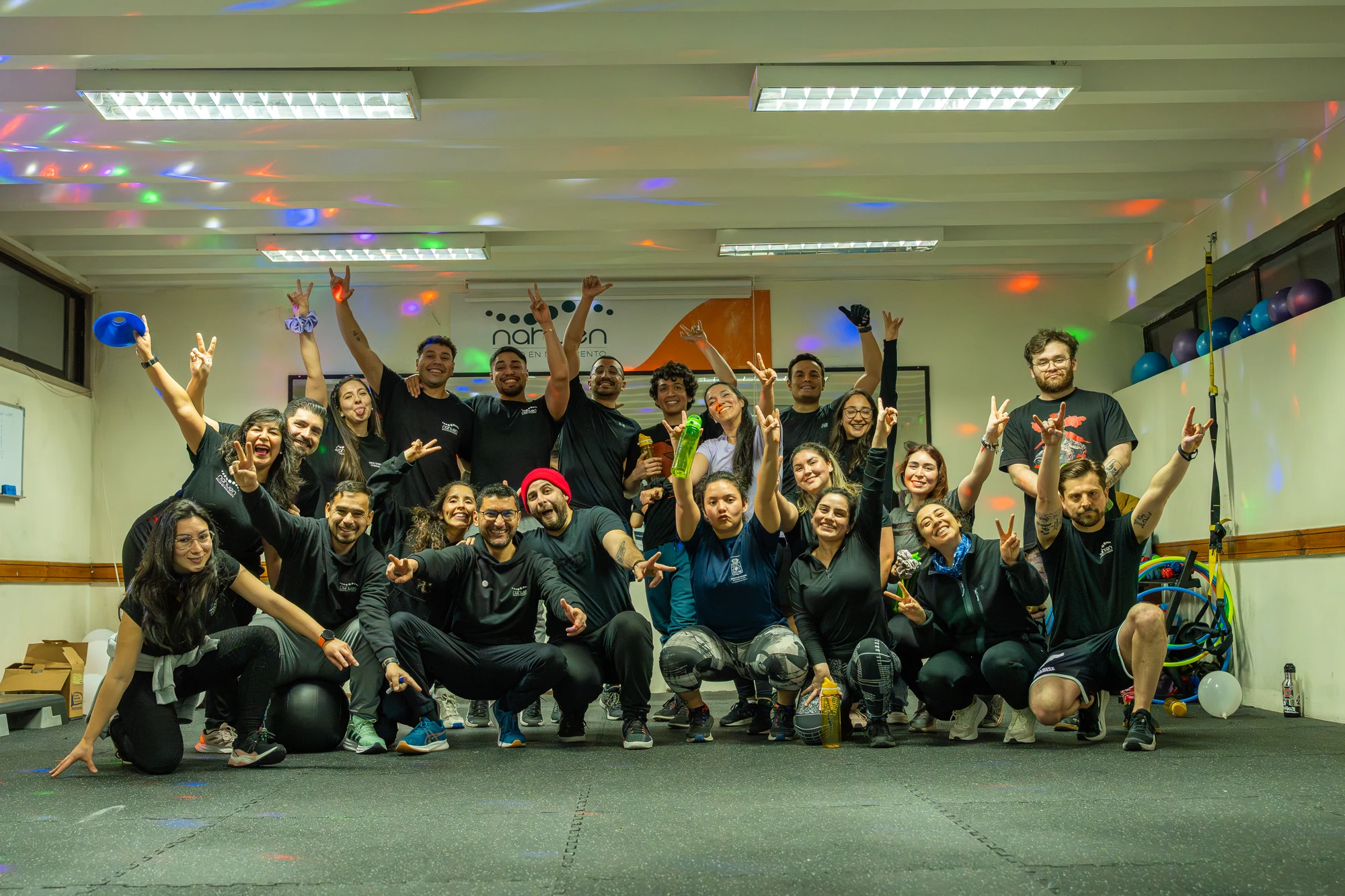 La comunidad de Nahuen Salud reunida en el centro